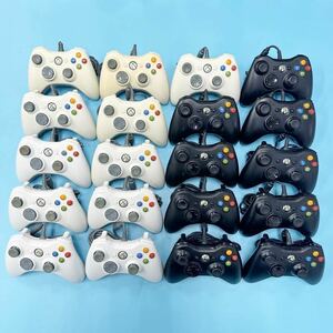 【Microsoft / マイクロソフト】20個セット 純正 Xbox 360 コントローラー CONTROLLER 有線 本体 XBOX360 エックスボックス コントローラ