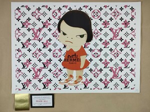 #041 DEATH NYC 世界限定ポスター 現代アート ポップアート 奈良美智 NARA YOSHITOMO ロッタちゃん NIKE エアジョーダン ヴィトン