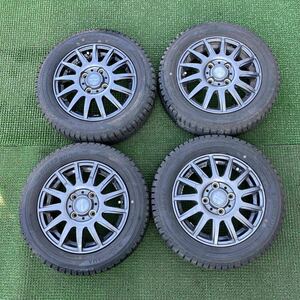 MC003 バリ山155/65R13 ヨコハマ　スタッドレス　13x4J +45 PCD100/4H 【4本セット】　軽自動車に