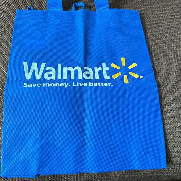 Walmart ウォールマート エコバッグ 手提げ袋 ブルー