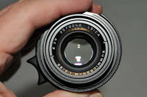 LEICA　ライカM型　レンズ　ズミクロン　35mm　F2　ブラッククローム_画像6