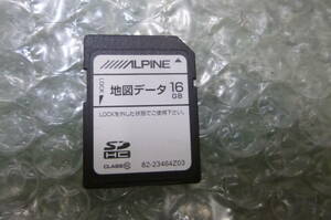 『M5425 』アルパイン　１６GB　地図SDカード　82‐2364Z03