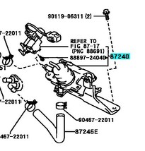 【トヨタ純正新品】TOYOTA 未使用品 ★超希少品★ ソアラ 30 ヒーターウォーターバルブ JZZ30 UZZ30 UZZ31 UZZ32_画像2