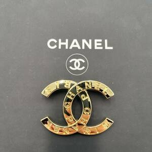 CHANEL シャネル 【ヴィンテージノベルティ】 ゴールド　ココマーク ブローチ アクセサリー 