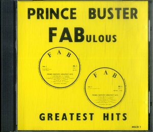 D00155500/CD/プリンス・バスター (PRINCE BUSTER)「Fabulous Greatest Hits (MSCD-1・スカ・SKA)」