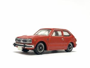 希少　コナミ　国産名車　1/64 ホンダ　シビック　1200 RS オレンジ