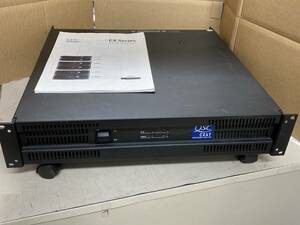 #QSC#2Ch rack type power amplifier #CX4T/ with casters # used # * prompt decision *