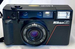 動作未確認　Nikon ニコン L35AF LENS ASA 35mm 1:2.8 コンパクトフィルムカメラ　1円スタート