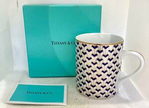 ティファニー Tiffany & Co. マンハッタンブルー マグカップ 箱付き　1円スタート