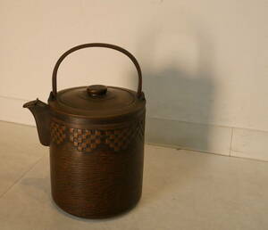 ▲(R512-A28) 金正堂 銅製 口蓋付 水注 水次 水差し 茶道具 