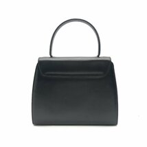 1円 美品 CELINE セリーヌ スターボール カーフスキン ハンド バッグ ブラック A1335_画像2