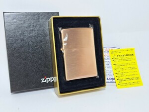 未使用 ZIPPO SOLID COPPER ソリッドカッパー 2007年10月製 純銅 ジッポ コッパー