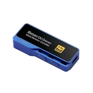 iBasso Audio DC04 Pro USB Dongle DAC/HPA, Blue, 新品未開封品(factory sealed)