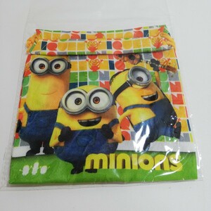 MINIONS ミニオンズ カラフル巾着 15cm×14.5cm 未使用品 グッズ 巾着袋