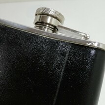 hip flask ヒップフラスコ 角型 8オンス 230ml 153×96×22mm [フラスコ スキットル 酒器 酒瓶 酒缶 ビンテージ]_画像4