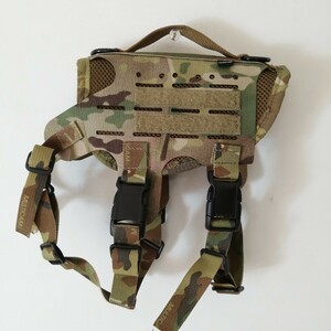 KILONINER キロナイナー M4 Tactical MOLLE Vest Laser Cut Sサイズ MULTICAM 未使用品 デッドストック [マルチカム 犬 ハーネス ドッグ]