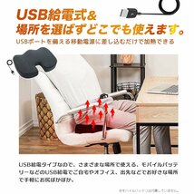 【送料無料】60秒即暖 ヒートクッション 凹型 厚さ70ｍｍ 厚地ホットクッション USB接続タイプ 電熱 電気マット 椅子用低反発クッション_画像6