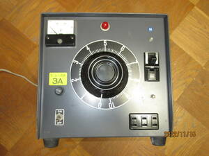 電圧調整器　SLIDE REGUIATOR M-303W　松永製作所