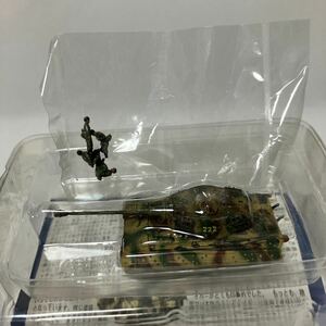 キングタイガー 1/144 シークレット SS第501重戦車大隊 222号車 第3降下猟兵師団 フィギュア4体付 アルデンヌ戦 マイクロアーマー3 童友社