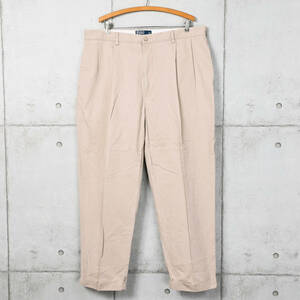 Poloラルフローレン◆HAMMOND PANT◆2タック チノパン◆ベージュ◆W40