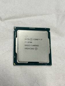 ★中古美品★Intel Core i7-9700K SRG13 3.00GHZ 