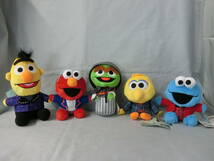 【紙タグ付き】SHINee　SESAME STREET　大きめマスコット　5体セット　コンプリート品　ぬいぐるみ　シャイニー　セサミストリート_画像1