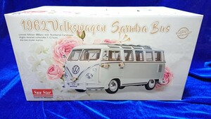 1/12 Sun star Volkswagen T1 Samba Bus 1962 Wedding Version 5085 フォルクスワーゲン サンバ バス ウェディング 検 タイプ2 1/18 VW