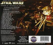 Star Wars: Episode III - Revenge of the Sith ウィリアムス(ジョン) 輸入盤CD_画像2