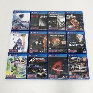 0511746L★ 【海外版】PS４ソフトまとめ③　12本セット　MLB14/INSIDE LIMBO/Final Fantasy XII/Dead by Daylight/Dynasty Warriors