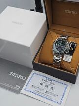 新品 ！セイコー プロスペックス スピードタイマー SBDL107 グリーン 39ミリ ソーラー クロノグラフ SEIKO PROSPEX SBDL 107 プロスペック_画像8