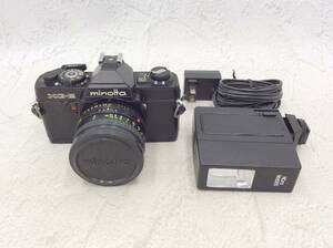 ☆カメラ★minolta ミノルタ XG-E 1:1.7 50mm /SUNPAK GX24 カメラ 発光器 セット 中古品 現状品