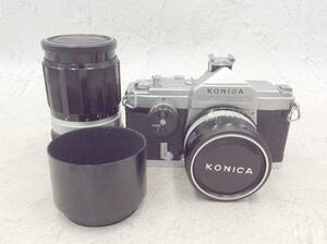 ◇カメラ◆コニカ KONICA AUTOREX HEXANON 1:1.8 f=52mm/1:3.5 f=135mm フィルムカメラ レンズ 