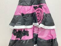 ★ドレス☆Scena D'uno シェーナ・ドゥーノ 神田うの プロデュース 9T ピンク×ブラック カラードレス ウェディング ブライダル_画像3