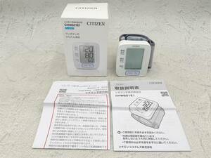 ◇血圧計◆シチズン手首式血圧計 CHW601E1 CITIZEN ホワイト 2021年製 動作確認済