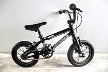 手渡可 Durcus One ダーカスワン キッズ BMX 子供用 自転車 シートチューブ約16×トップチューブ約30㎝ 12 1/2×2 1/4 補助輪付き_画像2