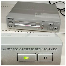 SONY ステレオカセットデッキ TC-TX333 オートリバース 再生確認_画像10