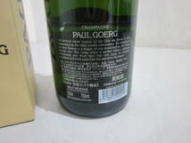 ■【55214】未開栓★CAMPAGNE　PAUL　GOERG　RESERVE　12％　750ｍｌスパークリングワイン　年末年始にパリピの泡を。■_画像6