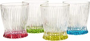 グラス コップ タンブラーコレクション おしゃれ ドイツ製 RIEDEL リーデル ファイア&アイス 295ml 4色入 高級 家庭用 業務用 飲食店