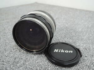 △Nippon Kogaku 日本光学 NIKKOR-H Auto f=2.8cm 1:3.5 カメラレンズ No,323774 カバー 裏蓋付き/管理8822A12
