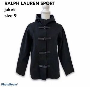 ラルフローレンスポーツ　ジャケット　ブルゾン　メンズライク　ブラック　M相当　RALPH LAUREN SPORT