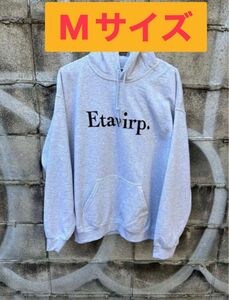 Etavirp Logo Hoodie.(Ash × Black) M