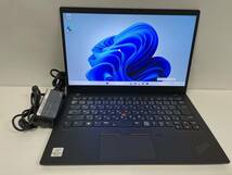 「ジャンク品」Lenovo ThinkPad X1 Carbon Gen8 / Core i5-10310U 1.70GHz / 8GB / SSD 256GB / Windows 11Pro / 14インチ、動作確認済み_画像1