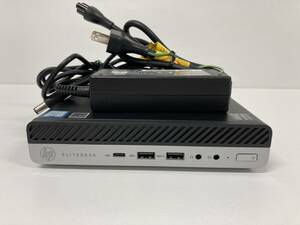 HP EliteDesk 800 G4 DM 35W / Core i5-8500T 2.10GHz / 16GB / SSD 256GB / Windows 10Pro、動作品