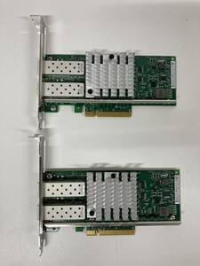 「2個セット」Intel X520-DA2 10GbE Dualport SFP+ コンバージドネットワークアダプター 、動作品