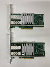 「2個セット」Intel X520-DA2 10GbE Dualport SFP+ コンバージドネットワークアダプター 、動作品_画像1