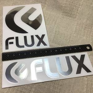 正規品 フラックス FLUX ステッカー 銀艶 2枚セット