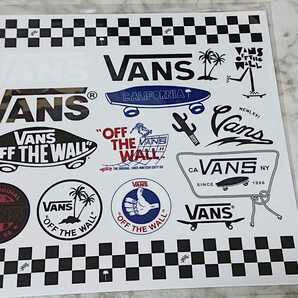 送料無料 VANS ステッカーセット 1シート 22枚 VANS スケボー スケートボードの画像3