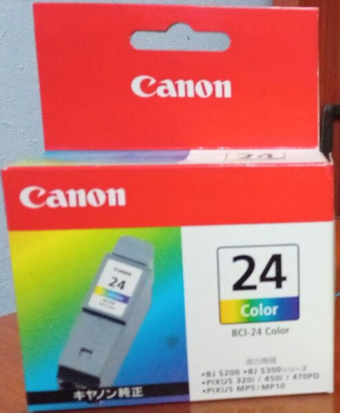 Canon BCI-24 Color キヤノン純正 インクカートリッジ 未使用・未開封
