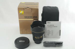 【超美品】NIKON ニコン AF-S NIKKOR 14-24mm F2.8G 外観光学共に綺麗！ カビクモリ皆無！ 付属品満載！ ストラップ未開封 元箱付き！#779