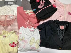 ブランド子供服セット　女の子 130 まとめ売り　メゾピアノ　シャーリーテンプル　アクシーズ　エル　　　　　秋冬